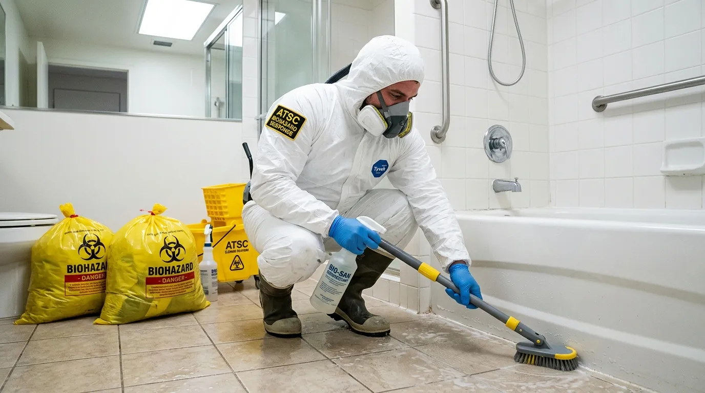 Decontamination equipment deployed for Blood Cleanup in Painesville